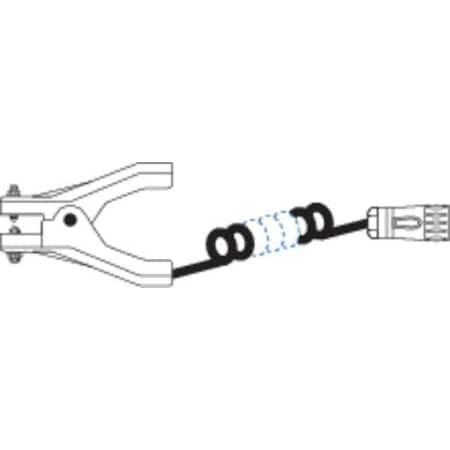 Small Clamp Assy With 20 Ft Coiled Cable