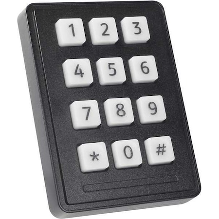 Industrial White Keypad,12 Key,IP65