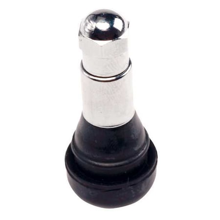 Chrome Tire Valve,1 1/4 In,PK100