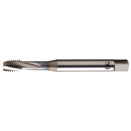 Spiral Flute Tap, M18-2.50, Bottoming, 4 Flutes, Metric Coarse