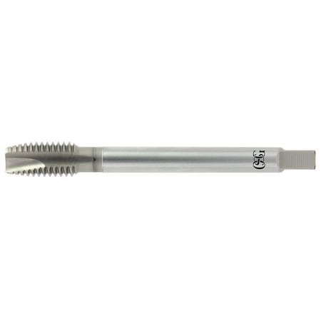 Spiral Point Tap, M8-1, Plug, Metric Fine, 3 Flutes, Nitride/Oxide