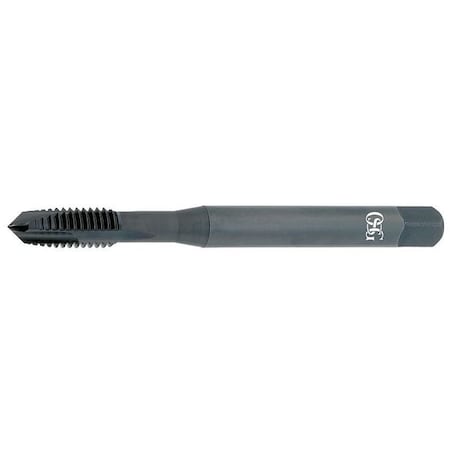 Spiral Point Tap, M12-1.75, Plug, Metric Coarse, 3 Flutes, Oxide