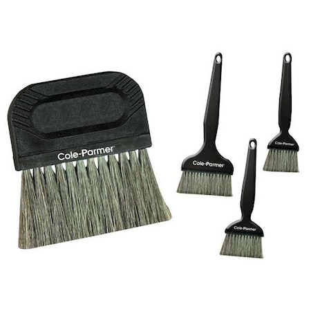 2 1/2 In W 1 1/2 In L Handle, 1 1/4 In L Brush, Conductive Composite Material, 2 3/4 In L Overall