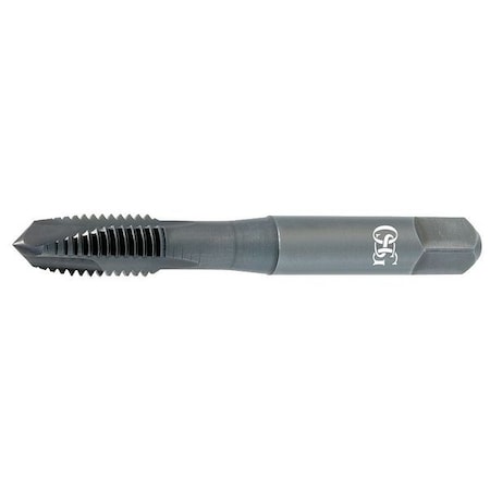 Spiral Point Tap, M12-1.75, Plug, Metric Coarse, 3 Flutes, Oxide