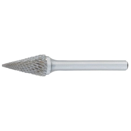 Carbide Bur,Pointed Tree,3/8 In.