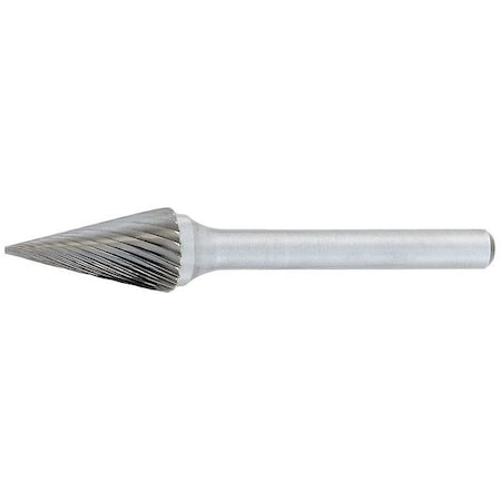 Carbide Bur,6mm Cut Dia.,RH Cut