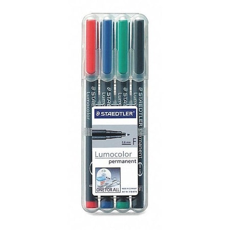 Marker,Perm,Lumocolor,Fine,PK4