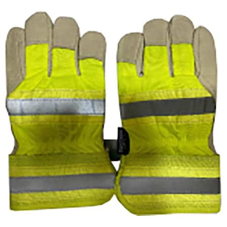 Hi-Vis Cold Protection Gloves, Posi-Therm Lining, XL