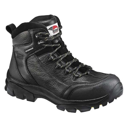 Size 12 Men's 6 In Work Boot Composite Work Boot, Black
