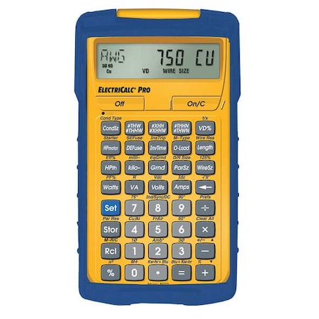 Electrical Calculator,8-1/4 X 6 In,LCD