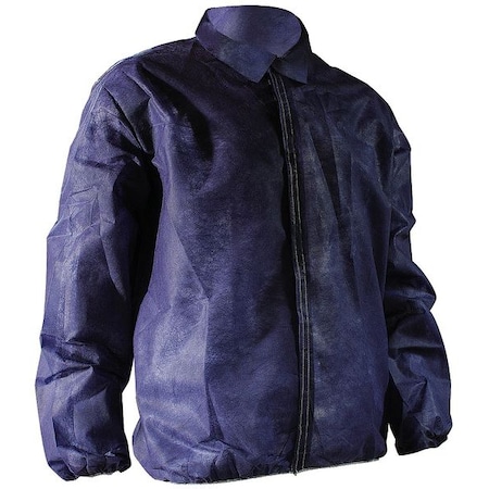 Lab Jacket,Polypropylene,Blue,5XL,PK50