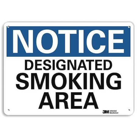Notice Sign, 7 H, 10 W,  Vertical Rectangle, English, U5-1118-NA_10x7