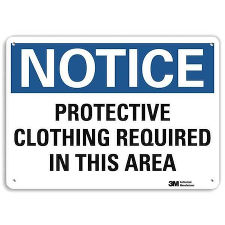 Notice Sign,RecycldReflecAlum,10inWx7inH, U5-1471-RA_10X7