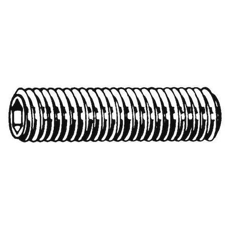 Socket Set Screw,Flat,6-32x1/4,PK100