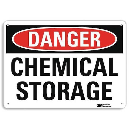 Danger Sign, 10 In H, 14 In W, Plastic, Horizontal Rectangle, English, U3-1163-NP_14X10