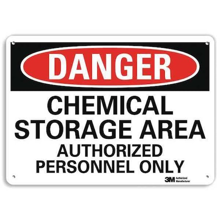 Danger Sign, 7 In H, 10 In W, Plastic, Vertical Rectangle, English, U3-1166-NP_10X7