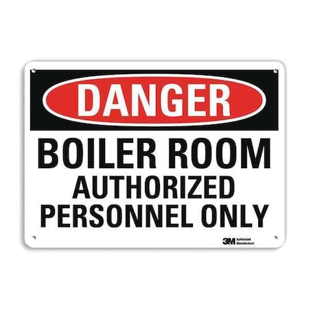 Danger Sign, 7 In H, 10 In W, Plastic, Vertical Rectangle, English, U3-1138-NP_10X7