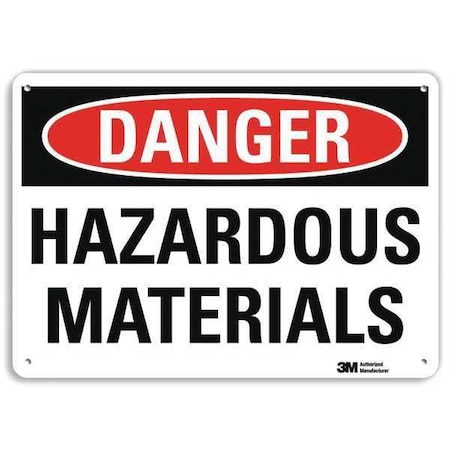 Danger Sign, 10 In H, 14 In W, Horizontal Rectangle, English, U3-1574-NA_14x10
