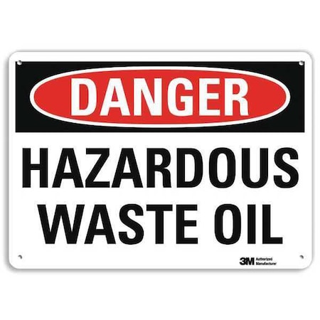 Danger Sign, 10 In H, 14 In W, Horizontal Rectangle, English, U3-1580-NA_14x10