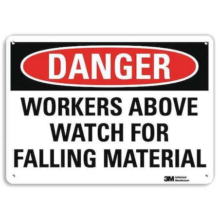 Danger Sign,4 Hole Mount,10in W X 7in H, U3-2078-RA_10X7