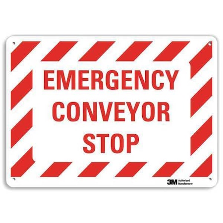 Emergency Sign,10 W,7 H,0.040 Thick, U7-1067-NA_10x7