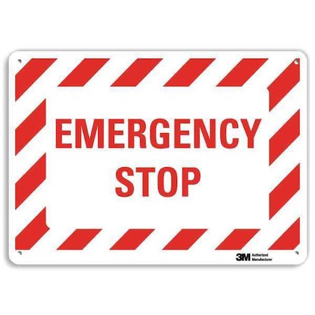 Safety Sign, 7 In Height, 10 In Width, Aluminum, Vertical Rectangle, English, U7-1154-RA_10X7
