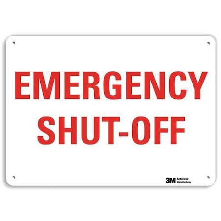 Safety Sign, 7 In Height, 10 In Width, Aluminum, Vertical Rectangle, English, U7-1140-RA_10X7