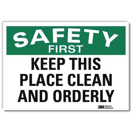 Safety Decal, Reflective Vinyl, 10inHx14inW, U7-1216-RD_14X10