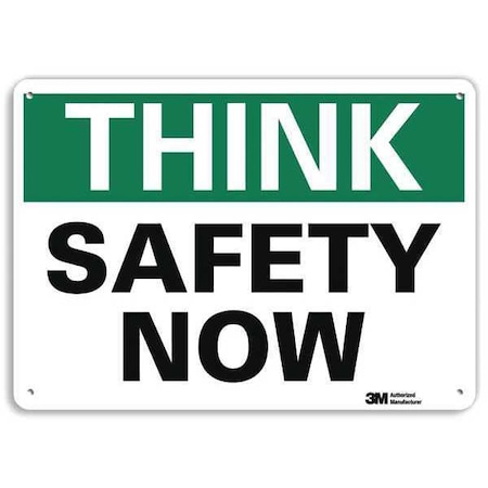 Safety Sign, 7 In Height, 10 In Width, Aluminum, Vertical Rectangle, English, U7-1335-RA_10X7