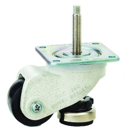 Leveling Caster,Nylon,2 In.,440 Lb.