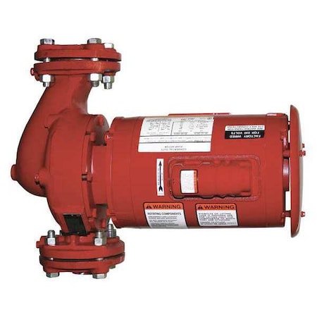 Hydronic Circulating Pump, 1 Hp, 115V/208V-230V, 1 Phase, Flange Connection