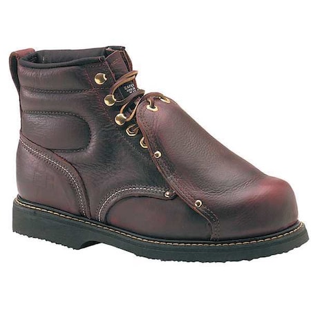 Size 11-1/2D Men's 6 In Work Boot Steel Work Boot, Brown