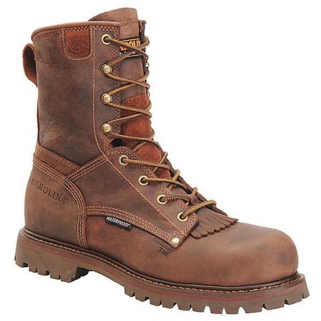 Size 14 Men's 8 In Work Boot Composite Work Boot, Brown