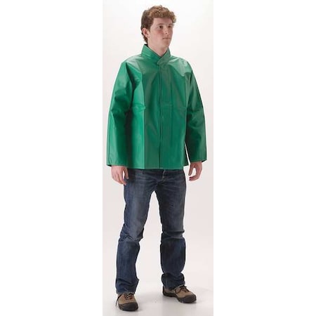 Chemical Splash Jacket,L,PVC/Polyester