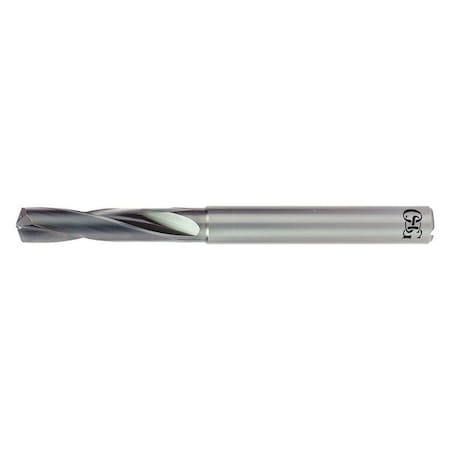 Screw Machine Drill Bit, 7/32 In Size, 140  Degrees Point Angle, Solid Carbide, WXS Finish