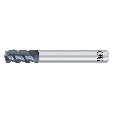 Carbide End Mill,6.00mm Dia,12.00mm Cut