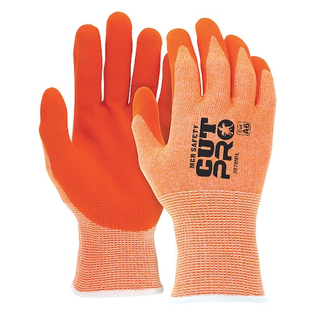 Cut-Resist Glove,Orange,2XL,PK12