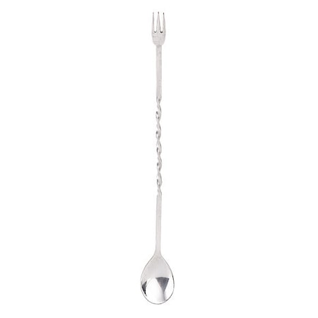 Bar Mixing Spoon W/Fork,SS,12