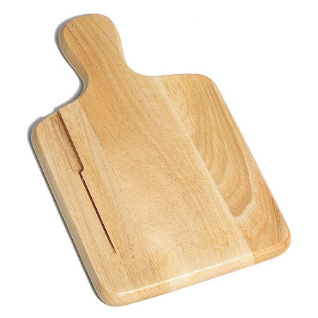 Bread Board,Nat Wood,13X7.5,Knife Slot