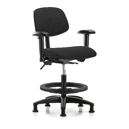 Chair,Fab,Med Bench,Tilt AA BF Glide,Blk