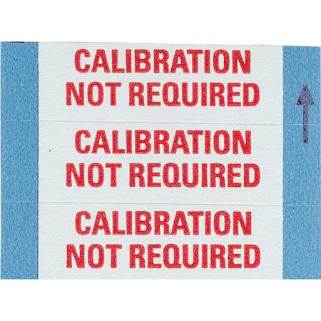Calibration Labels 0.5 In H X 1.5, PK 25