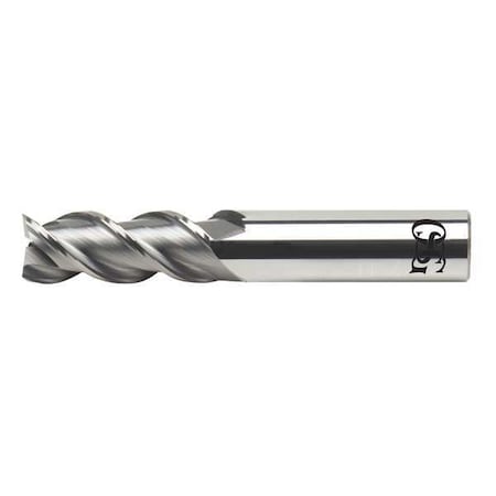 Carbide End Mill,7/16in Dia,1-1/4in Cut