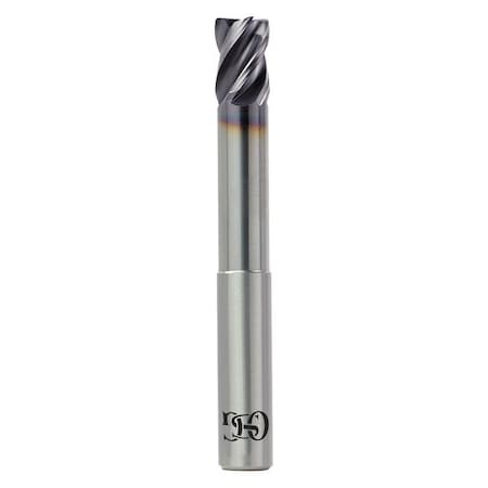 Carbide End Mill,3/8 In. Dia.,1/2 In Cut