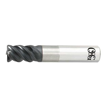 Carbide End Mill,12mm Dia.,18.00mm Cut