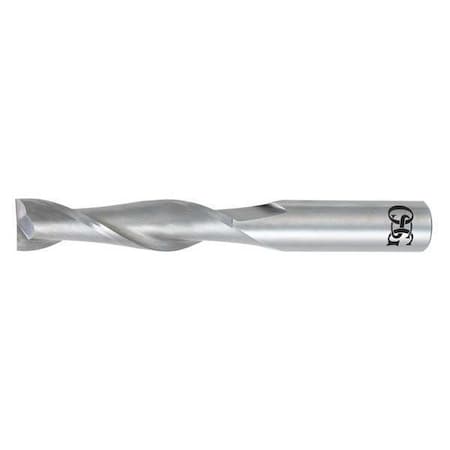 Carbide End Mill,1/4in Dia,1-1/8in Cut L