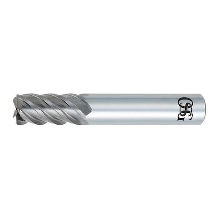 Carbide End Mill,7/16 In Dia,1 In Cut L