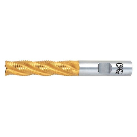 HSS End Mill,1-1/4in.dia.,3in.Cut L