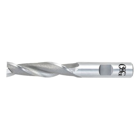 HSS End Mill,1-3/4in.dia.,3in.Cut L