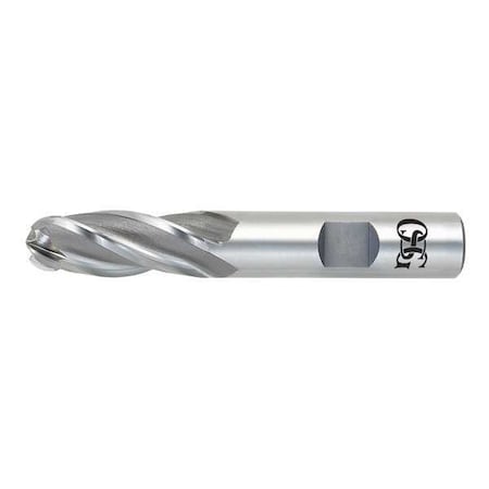 HSS End Mill,1/2in.dia.,1-1/4in.Cut L