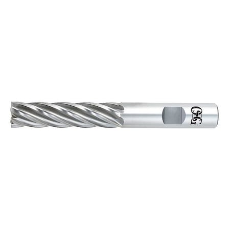 HSS End Mill,1-1/4in.dia.,4in.Cut L